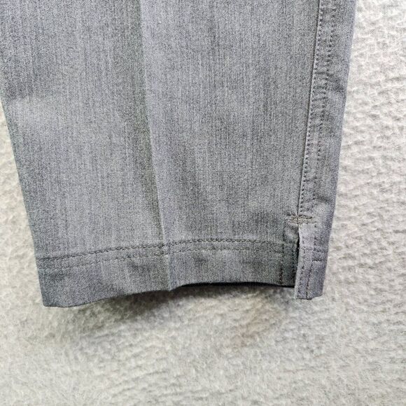 Figs Scrub Pants Womens Medium Gray Yola Skinny Leg Zip Cargo Blue Drawstring - Picture 4 of 16